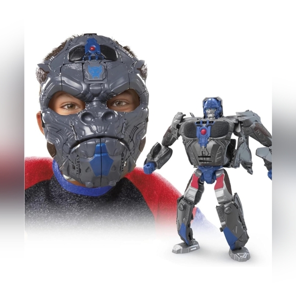 Transformers: Rise of the Beasts Movie Optimus Primal 2-in-1 Converting Mask - Picture 9 of 10